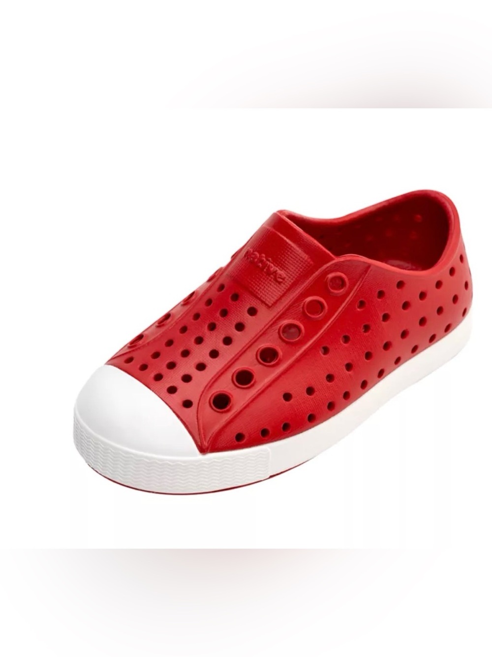 Native Shoes Unisex-Kids Red Jefferson Sneakers